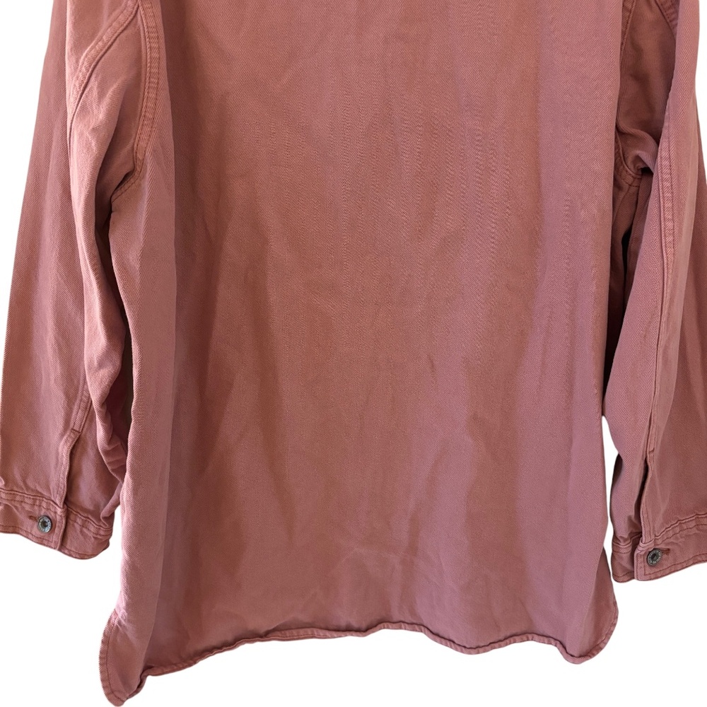 Old Navy Utility Jacket Shacket Pink Rose Large - Picture 10 of 14